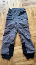 didriksons kids ski pants grey