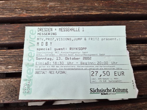 Moby ticket dresden - moby, messe
