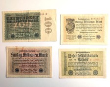 1923 Geldscheine Nummern mit
