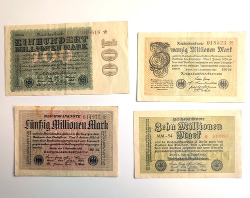 1923 geldscheine nummern mit - nummern,