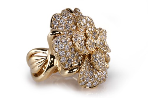 Ring chanel camelia flower - camelia,