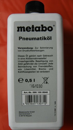 Metabo pneumatiköl öl - , 0,5
