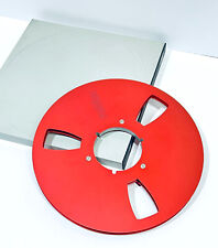 Original ReVoX Variante Rot Alu Tonband Spule/Leerspule/Metal Reel 26,5cm NAB 1A