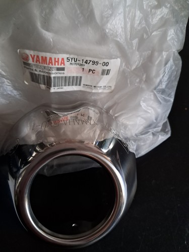 Chrom auspuff links yamaha - auspuff,