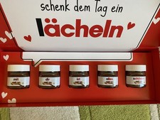 NUTELLA 5 Minigläser Spruch
