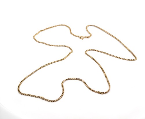 Gold chain curb yellow - chain,,