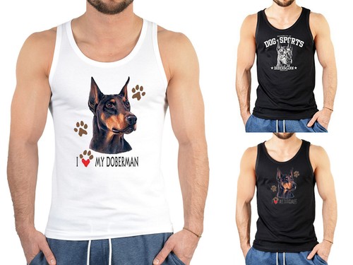 Dobermann motiv shirt - dobermann,