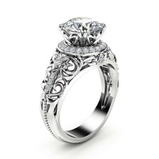 2,50 Kt Rund Diamant Halo