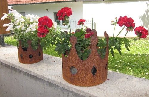 Edelrost krone 15cm 21 - edelrost,
