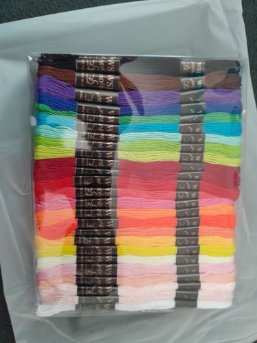 100x stickgarn neu - 100x,