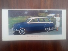 Saab 95 Kombi, Station Wagon, blau, Peugeot 403 Commerciale, Abbildung, 1960
