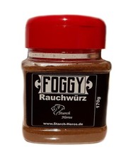 Foggy | Rauchwürz | Raucharoma | Rauch | Rauchpulver | 170g Streudose
