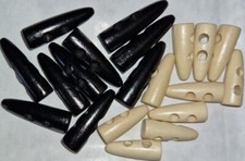 10 Knebelknöpfe Mantelknöpfe