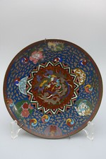 Cloisonne teller asien - cloisonne,