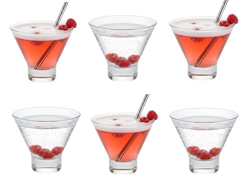 Cocktailglas 6er set 280ml - cocktailglas,