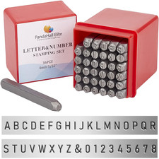 Eisenstempel-Set mit 36