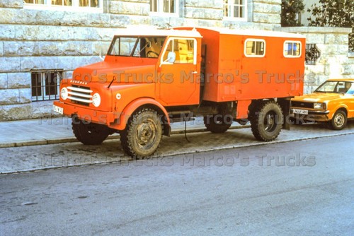 Lkw foto hanomag al28 koffer - foto,