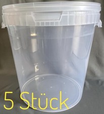 5 x Eimer mit Deckel 30 l