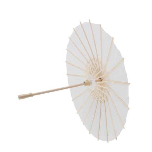 Weiße papier schirm - weiße, papier-schirm
