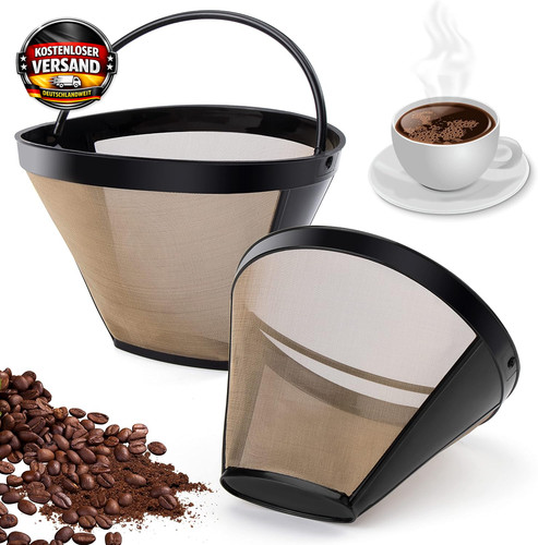 Pcs goldtonfilter kaffee - 2,
