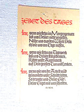 Lesezeichen Oskar Schatz: Gebet des Tages ca. 10,5 x 15 cm Karl Bäuerle