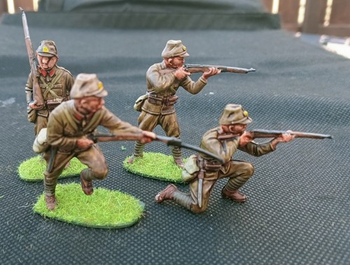 Bemalte airfix 54mm ww2 - bemalte,