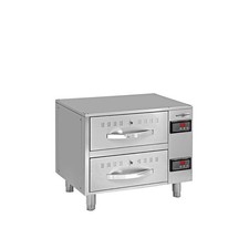GGM Gastro Warmhalteschrank für Speisen - GN 1/1 - 2 Schubladen