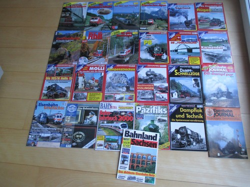 25x konvolut eisenbahn journal - 25x,