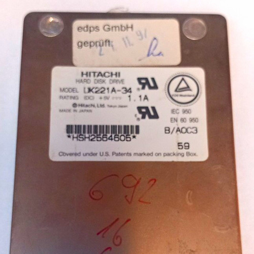Hitachi 340mb zoll ide - 340mb, 2,5