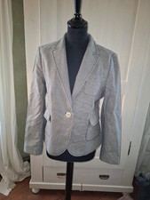 Blazer Jacke Sakko pepita Hahnentritt gefüttert M
