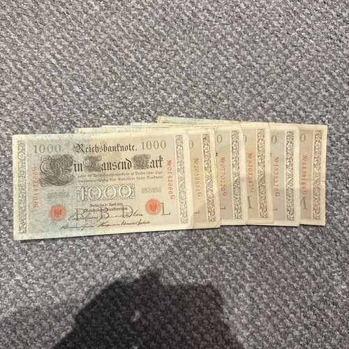 1000 mark reichsbanknote 1910