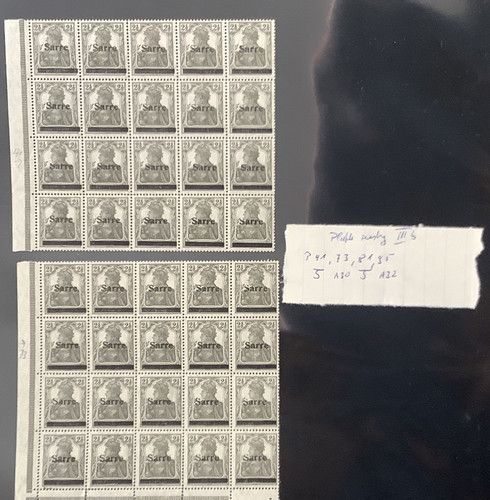Briefmarken saargebiet - briefmarken,