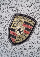 Porsche plakette regen - porsche,
