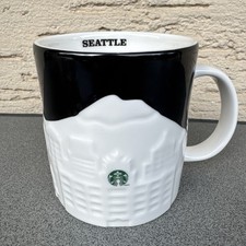 Starbucks SEATTLE Coffee City Mug Tasse Becher 3D Relief Serie UNBENUTZT