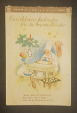 Weihnachten, Adventskalender für die braven Kinder, Fritz Baumgarten