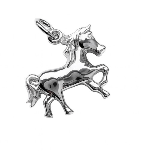 925 silber anhänger pferd - silber,