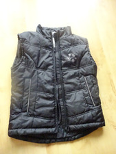 Kinderjacke ärmellose Weste schwarz  Steppjacke Größe 122, X-Mail
