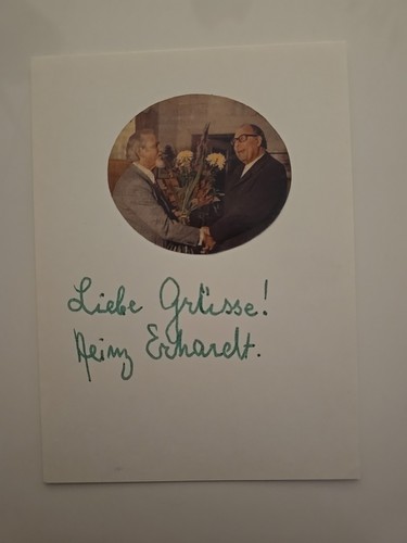 Heinz erhardt autogramm - erhardt,
