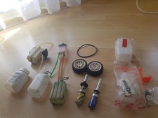 RC Modellbau Reste und Ersatzteile Konvolut an Bastler hauptsächlich Verbrenner