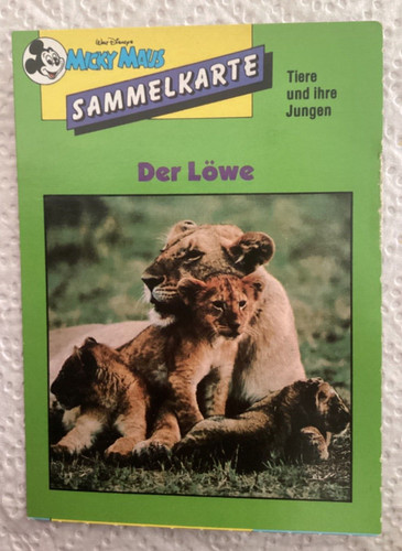 Micky maus sammelkarten tiere - sammelkarten,