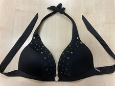 Sapph Bikini Oberteil  Bikini Bikini BH Neckholder Ziernieten 80 D Neu