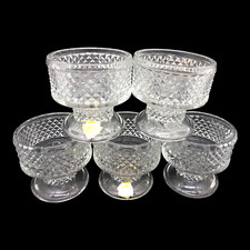 5 Kristall Glasschalen