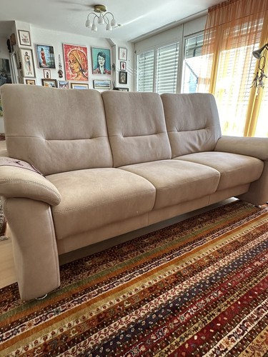 Leder sofa beige von - sofa,