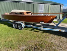 Jollenkreuzer 16er Segelboot Mahagoni Holz 60 iger Jahre