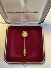 Porsche Ehrennadel aus 750er Gold- original Schatulle- Rarität für Sammler
