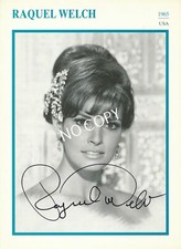 100% Original Autogramm Autograph Karte handsigniert Raquel Welch E1.51
