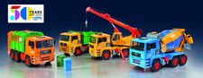 Bruder Jubiläum 50 Jahre Edition Kipper Müllwagen Kran Betonmischer 4 Fahrzeuge