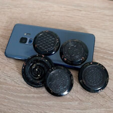 Orgonit Handy-Amulett Schutz, metallic-schwarz, heilige Geometrie, EMF 5G  Orgon