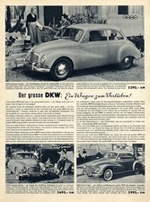 Der große DKW XL Reklame 1956