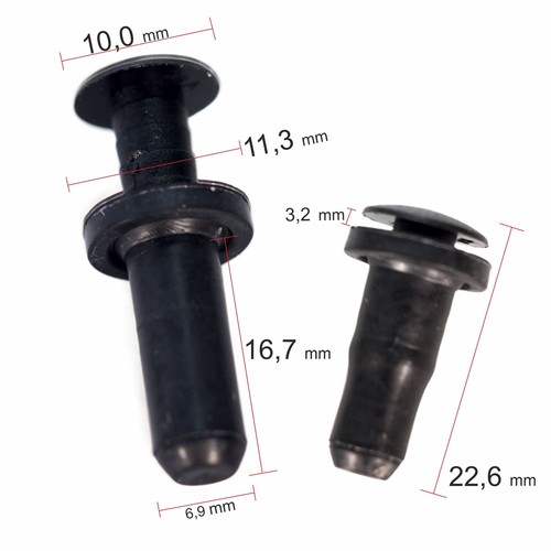 10x spreizniet clip abdeckung - 10x,